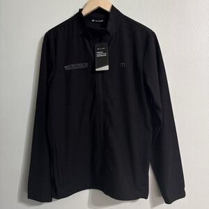 NEW Travis Mathew Golf Jacket Road Soda jacket Black Mens Sz S NWT